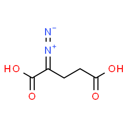 Glutaric acid,-alpha--diazo- (2CI) Structure