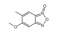5-methoxy-6-methyl-benzofuroxan结构式