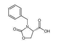 4-Oxazolidinecarboxylic acid, 2-oxo-3-(phenylmethyl)-, (4S)结构式