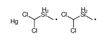 bis(dichloromethylsilylmethyl)mercury结构式