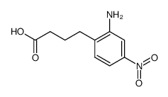 4-(2-amino-4-nitro-phenyl)-butyric acid结构式