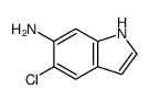 5-氯-1h-吲哚-6-胺结构式