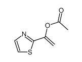 1-(thiazol-2-yl)vinyl acetate Structure