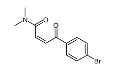 4-oxo-4-(4-bromo-phenyl)-cis-crotonic acid dimethylamide Structure