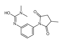 1,1-dimethyl-3-[3-(3-methyl-2,5-dioxopyrrolidin-1-yl)phenyl]urea结构式
