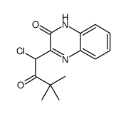 3-(1-chloro-3,3-dimethyl-2-oxobutyl)-1H-quinoxalin-2-one Structure