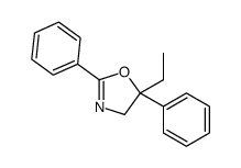 5-ethyl-2,5-diphenyl-4H-1,3-oxazole Structure