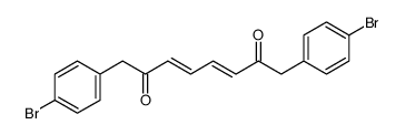 1,8-bis(4-bromophenyl)octa-3,5-diene-2,7-dione结构式