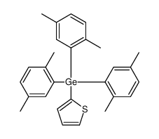 tris(2,5-dimethylphenyl)-thiophen-2-ylgermane结构式