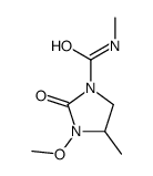 3-methoxy-N,4-dimethyl-2-oxoimidazolidine-1-carboxamide结构式