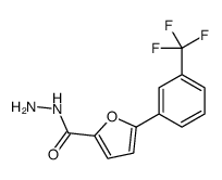 5-[3-(trifluoromethyl)phenyl]furan-2-carbohydrazide结构式