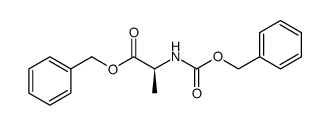 L-Alanine, N-[(phenylmethoxy)carbonyl]-, phenylmethyl ester结构式
