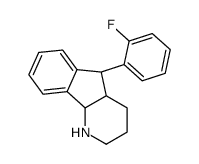 (4aS,5S,9bS)-5-(2-fluorophenyl)-2,3,4,4a,5,9b-hexahydro-1H-indeno[1,2-b]pyridine结构式