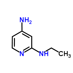 4-Amino-2-ethylaminopyridine structure