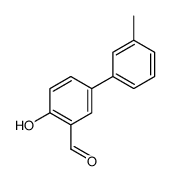 2-hydroxy-5-(3-methylphenyl)benzaldehyde Structure