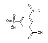 3-nitro-5-sulfo-benzoic acid Structure