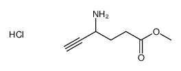 methyl 4-aminohex-5-ynoate,hydrochloride结构式