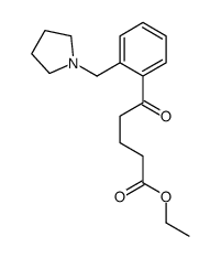 ETHYL 5-OXO-5-[2-(PYRROLIDINOMETHYL)PHENYL]VALERATE图片