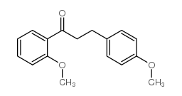 2'-METHOXY-3-(4-METHOXYPHENYL)PROPIOPHENONE结构式