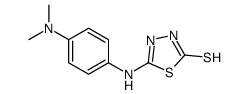 5-[4-(dimethylamino)anilino]-3H-1,3,4-thiadiazole-2-thione结构式