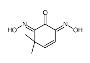 2,6-bis(hydroxyimino)-5,5-dimethylcyclohex-3-en-1-one结构式