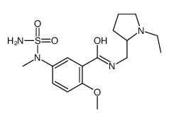 N-[(1-ethylpyrrolidin-2-yl)methyl]-2-methoxy-5-[methyl(sulfamoyl)amino]benzamide Structure