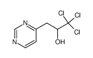 1,1,1-trichloro-3-pyrimidin-4-yl-propan-2-ol Structure