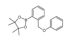 2-(苯氧基甲基)苯基硼酸频哪醇酯结构式