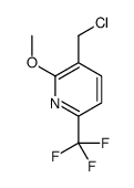 3-(chloromethyl)-2-methoxy-6-(trifluoromethyl)pyridine Structure