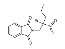 N-(2-bromo-2-nitro-pentyl)-phthalimide Structure