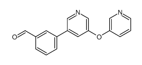 3-(5-pyridin-3-yloxypyridin-3-yl)benzaldehyde结构式