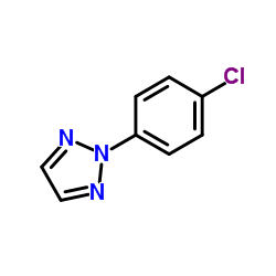 2-(4-Chlorophenyl)-2H-1,2,3-triazole Structure