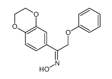 N-[1-(2,3-dihydro-1,4-benzodioxin-6-yl)-2-phenoxyethylidene]hydroxylamine结构式