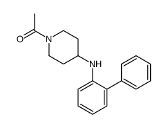 1-[4-(2-phenylanilino)piperidin-1-yl]ethanone结构式