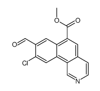 methyl 9-chloro-8-formylbenzo[h]isoquinoline-6-carboxylate结构式