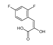 3-(2,4-difluorophenyl)-2-hydroxyprop-2-enoic acid Structure
