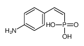 2-(4-aminophenyl)ethenylphosphonic acid结构式