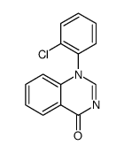 4(1H)-Quinazolinone, 1-(2-chlorophenyl) Structure