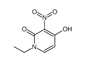 1-ethyl-4-hydroxy-3-nitropyridin-2-one结构式