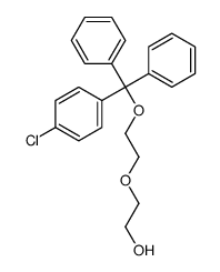 2-[2-[(4-chlorophenyl)-diphenylmethoxy]ethoxy]ethanol Structure