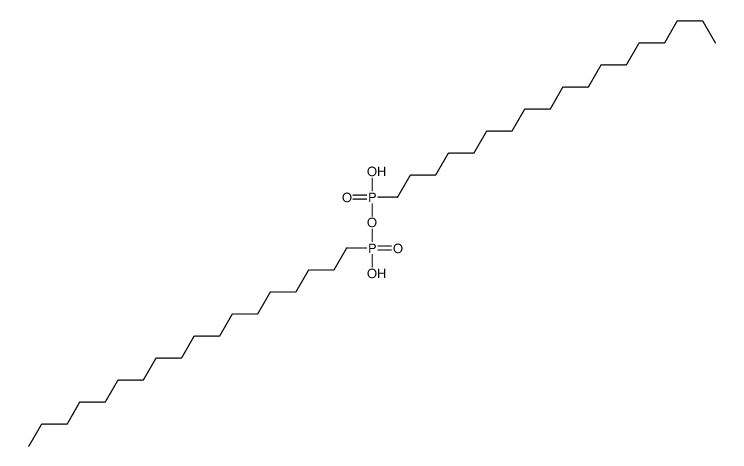 [hydroxy(octadecyl)phosphoryl]oxy-octadecylphosphinic acid Structure