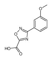 3-(3-methoxyphenyl)-1,2,4-oxadiazole-5-carboxylic acid结构式