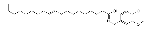 (Z)-N-[(4-hydroxy-3-methoxyphenyl)methyl]nonadec-10-enamide Structure