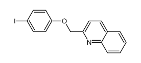 2-((4-iodophenoxy)methyl)quinoline结构式