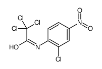 2,2,2-trichloro-N-(2-chloro-4-nitrophenyl)acetamide结构式