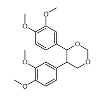 4,5-bis(3,4-dimethoxyphenyl)-1,3-dioxane结构式