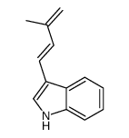 3-(3-methylbuta-1,3-dienyl)-1H-indole结构式