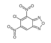 5-chloro-4,6-dinitro-2,1,3-benzoxadiazole结构式