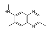 N,2,7-trimethylquinoxalin-6-amine结构式