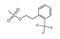 1-(2-methanesulfonyloxyethyl)-2-trifluoromethylbenzene结构式